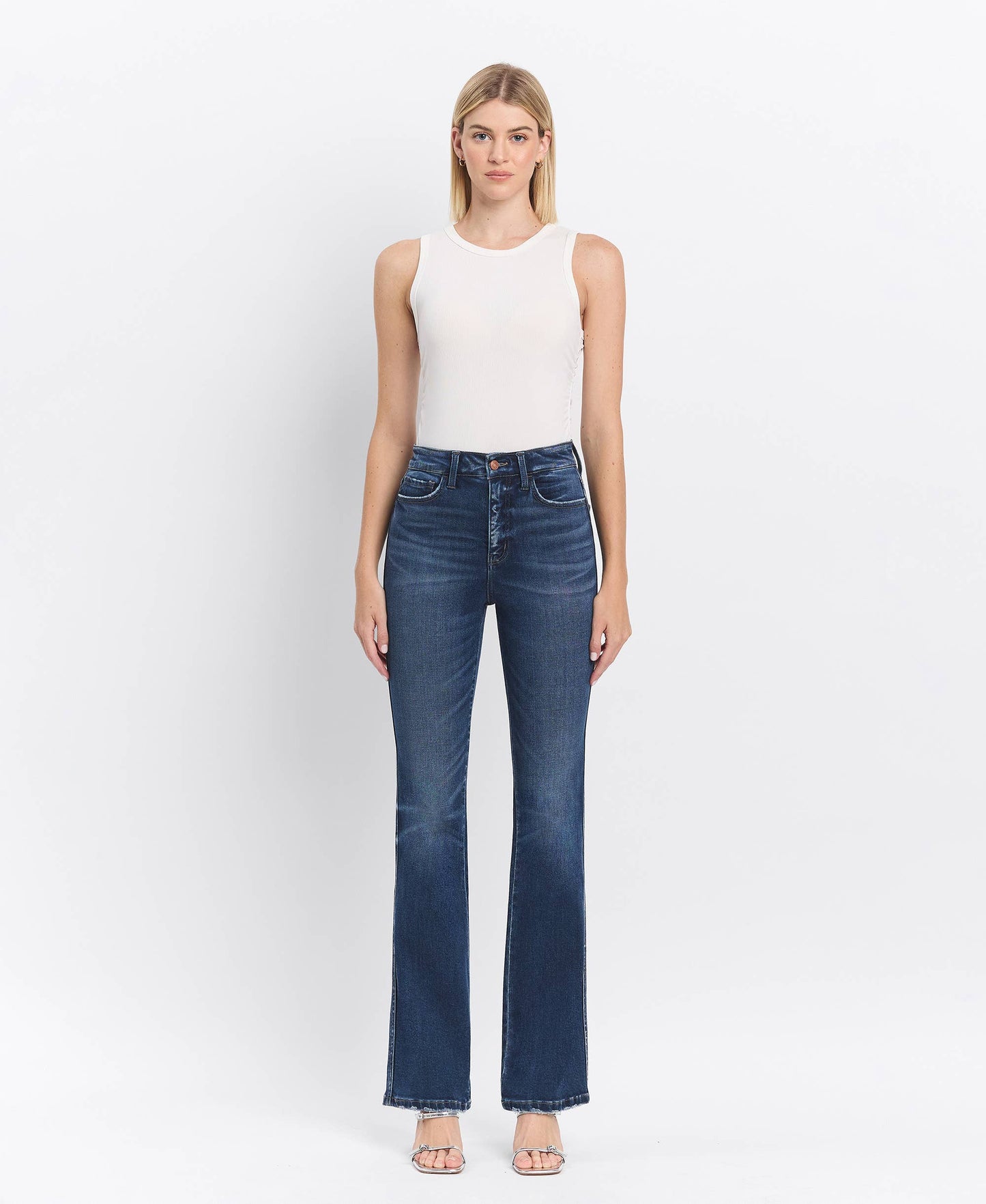 TUMMY CONTROL SUPER HIGH RISE BOOTCUT JEANS