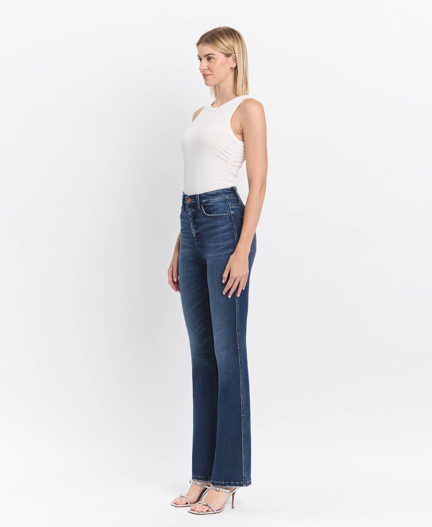 TUMMY CONTROL SUPER HIGH RISE BOOTCUT JEANS