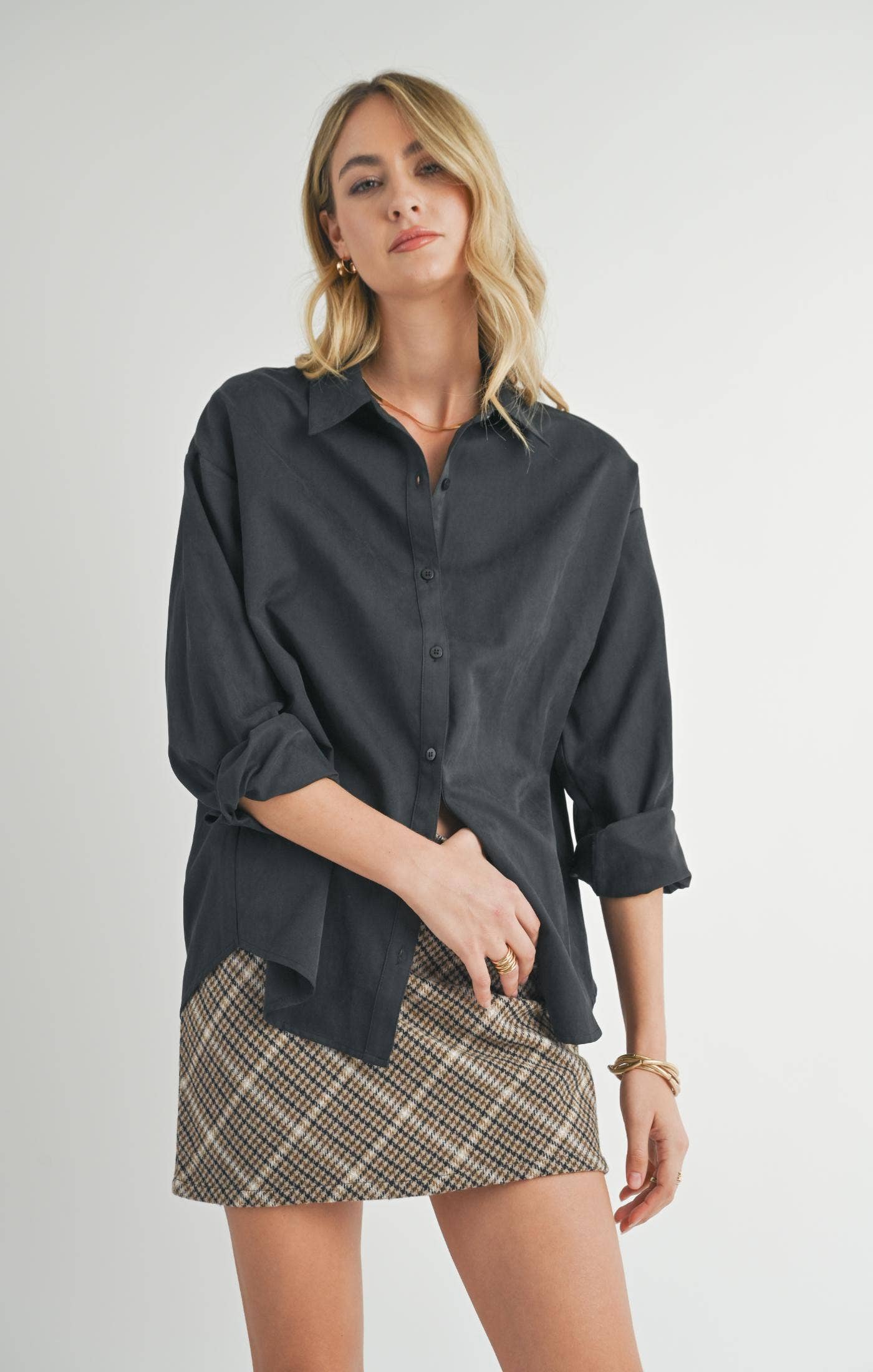 Olive Groves Shirt: BLACK