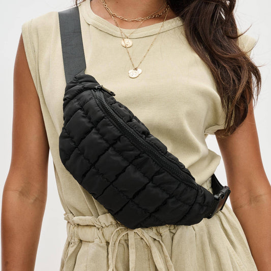 Resurgence - Quilted Puffer Nylon Belt Bag