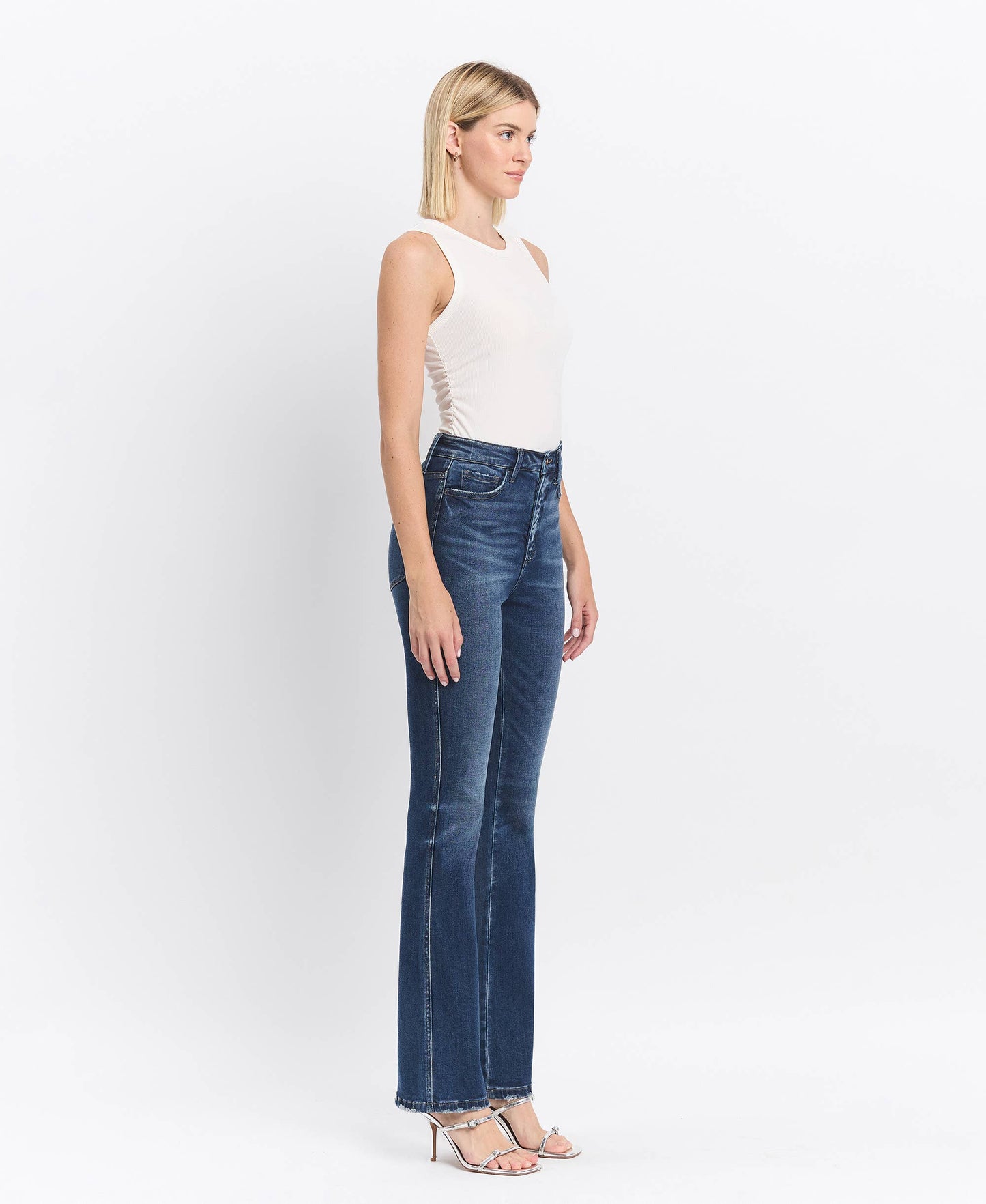 TUMMY CONTROL SUPER HIGH RISE BOOTCUT JEANS