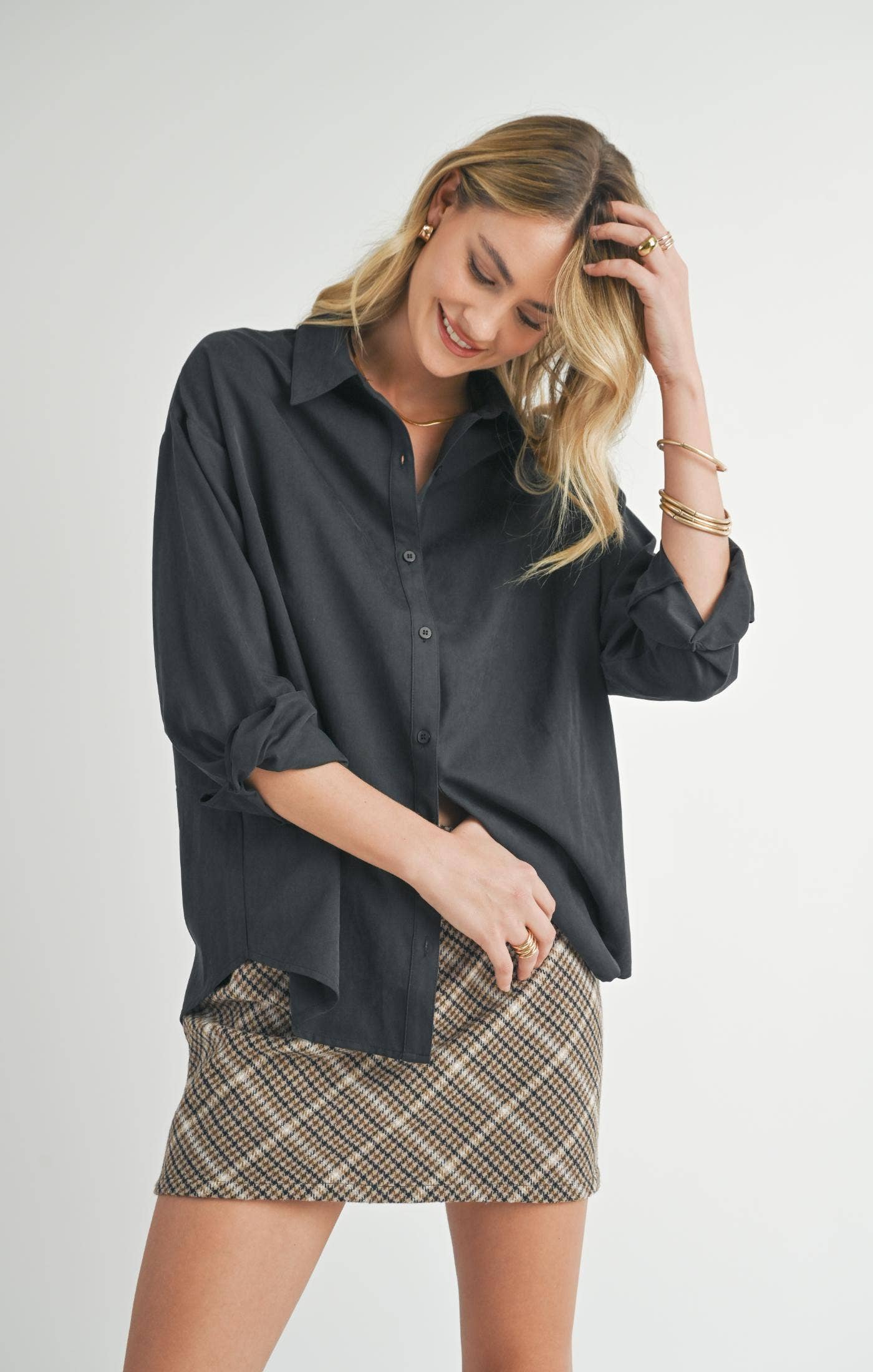 Olive Groves Shirt: BLACK