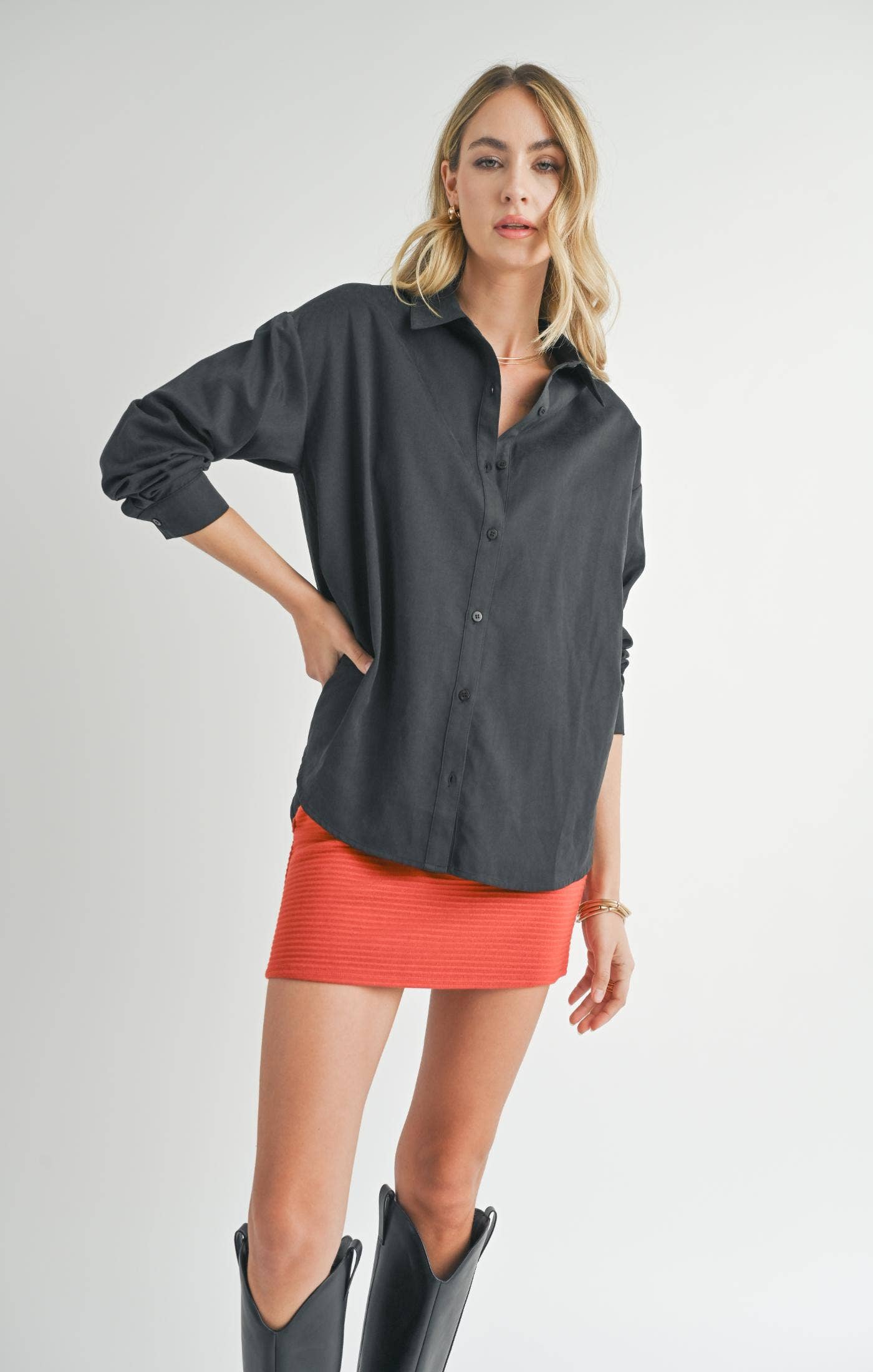 Olive Groves Shirt: BLACK