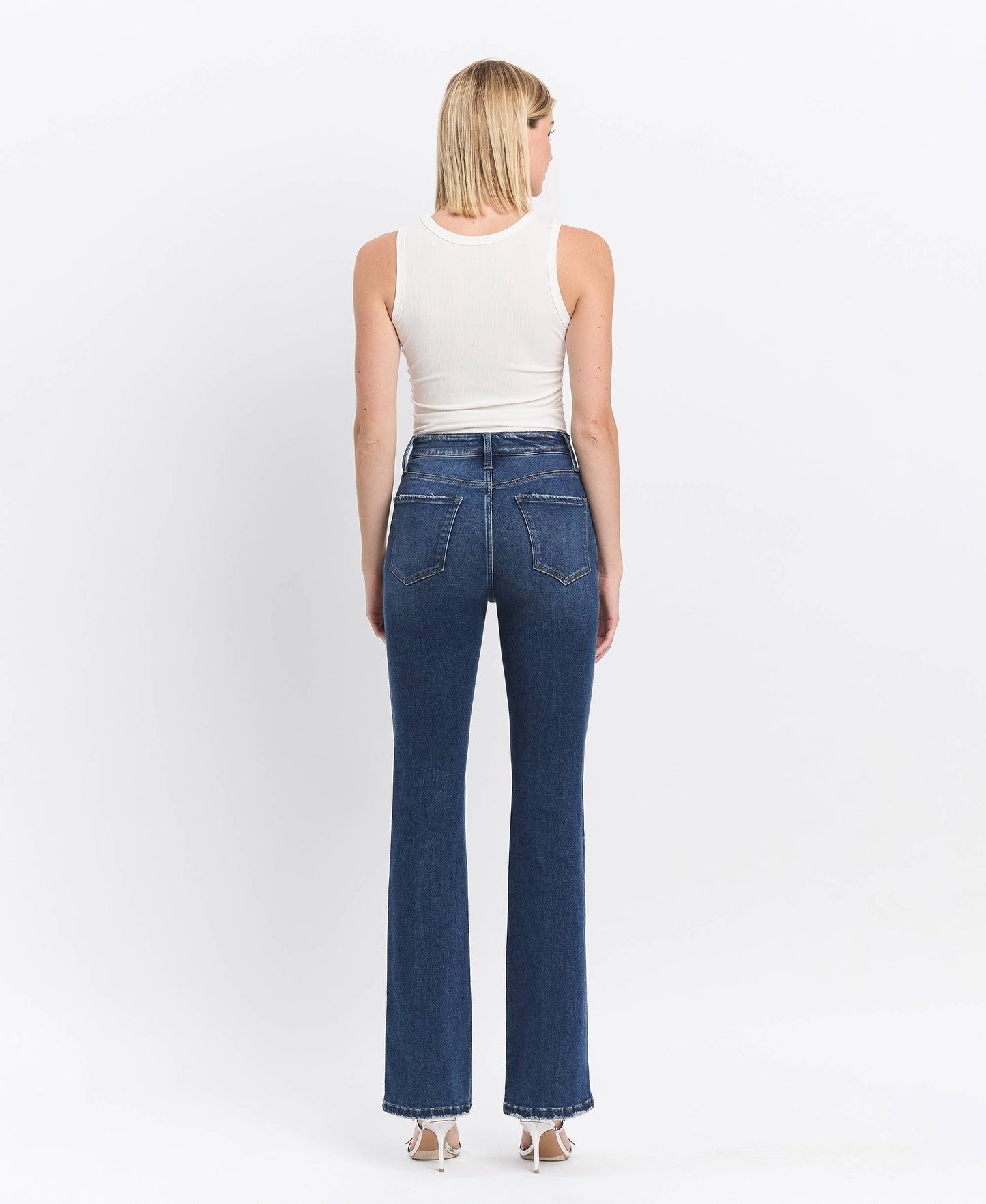 TUMMY CONTROL SUPER HIGH RISE BOOTCUT JEANS